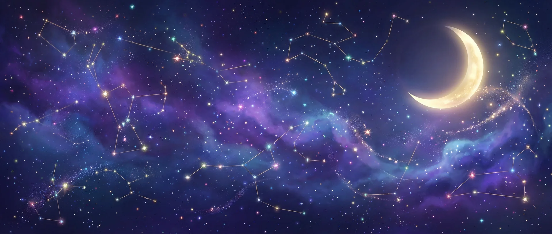 星空背景 - 街头搭讪系列 | 每日星座运势与塔罗占卜